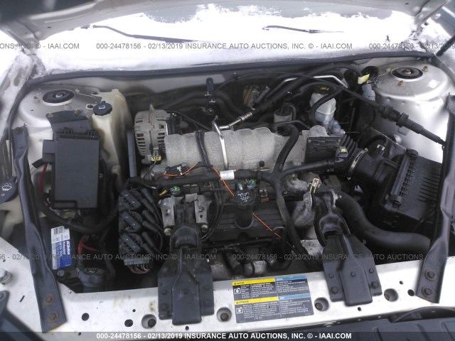 2G2WP552961238024 - 2006 PONTIAC GRAND PRIX SILVER photo 10