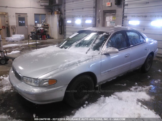 2G4WY55JX21175425 - 2002 BUICK CENTURY LIMITED SILVER photo 2