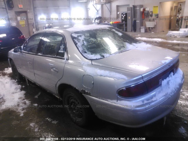 2G4WY55JX21175425 - 2002 BUICK CENTURY LIMITED SILVER photo 3