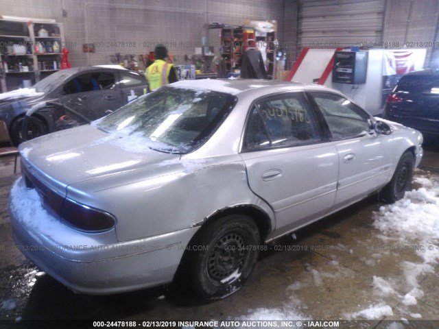 2G4WY55JX21175425 - 2002 BUICK CENTURY LIMITED SILVER photo 4