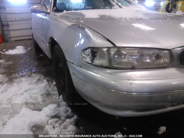 2G4WY55JX21175425 - 2002 BUICK CENTURY LIMITED SILVER photo 6