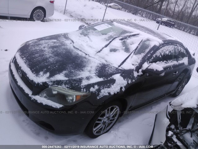 JTKDE177970173532 - 2007 TOYOTA SCION TC შავი ფოტო 2