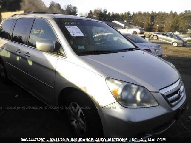 5FNRL38797B085448 - 2007 HONDA ODYSSEY EXL SILVER photo 1