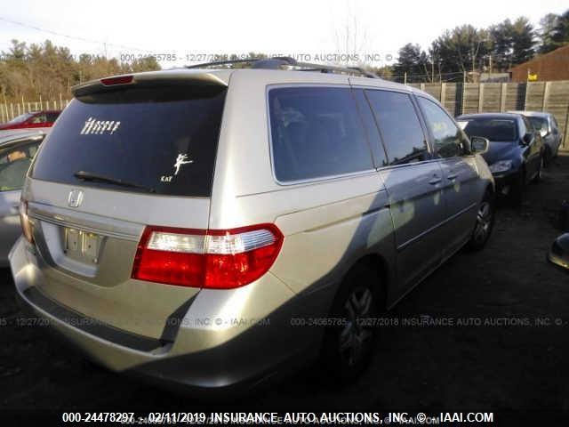 5FNRL38797B085448 - 2007 HONDA ODYSSEY EXL SILVER photo 5