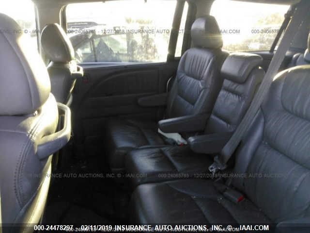 5FNRL38797B085448 - 2007 HONDA ODYSSEY EXL SILVER photo 8