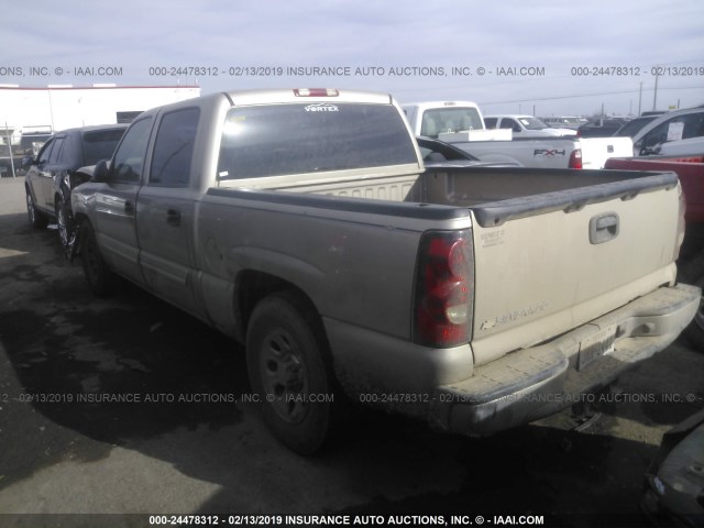 2GCEC13V761333934 - 2006 CHEVROLET SILVERADO C1500 TAN photo 3