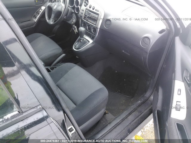 5Y2SM65876Z458752 - 2006 PONTIAC VIBE BLACK photo 5