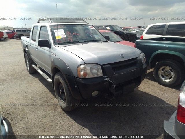 1N6MD27Y53C455178 - 2003 NISSAN FRONTIER CREW CAB SC SILVER photo 1