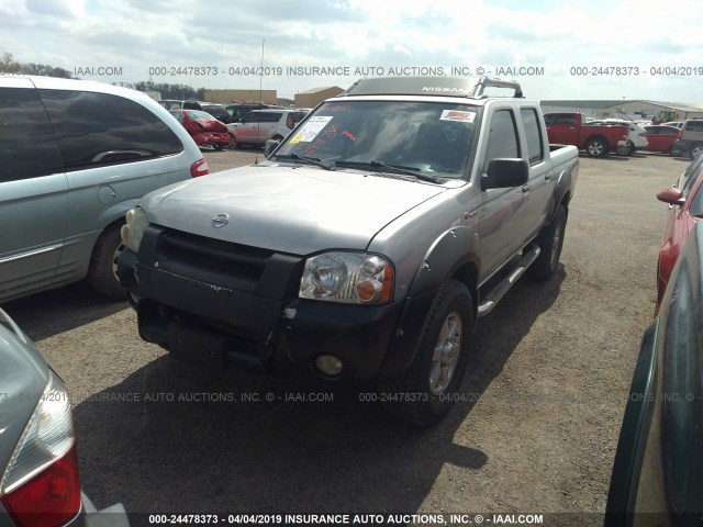 1N6MD27Y53C455178 - 2003 NISSAN FRONTIER CREW CAB SC SILVER photo 2