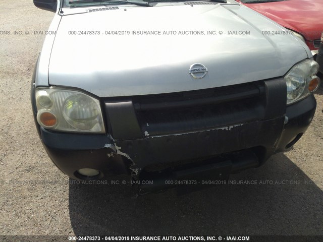 1N6MD27Y53C455178 - 2003 NISSAN FRONTIER CREW CAB SC SILVER photo 6