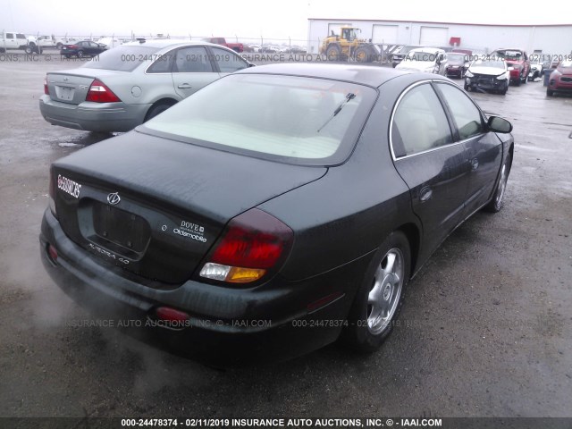 1G3GS64C114232357 - 2001 OLDSMOBILE AURORA 4.0 GREEN photo 4