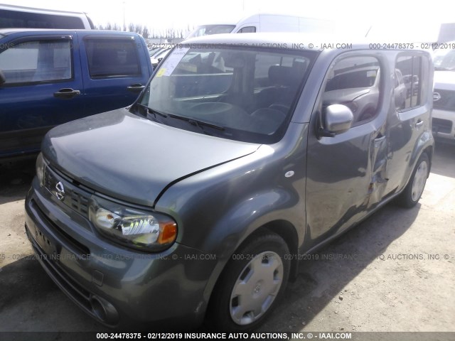 JN8AZ2KR1BT211537 - 2011 NISSAN CUBE S/SL/KROM GRAY photo 2