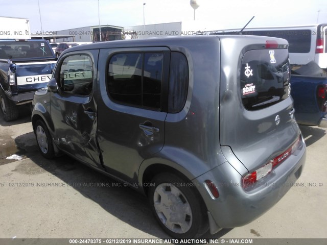 JN8AZ2KR1BT211537 - 2011 NISSAN CUBE S/SL/KROM GRAY photo 3