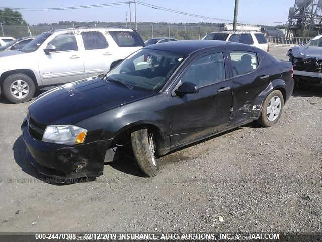 1B3CC4FB0AN233211 - 2010 DODGE AVENGER SXT BLACK photo 2