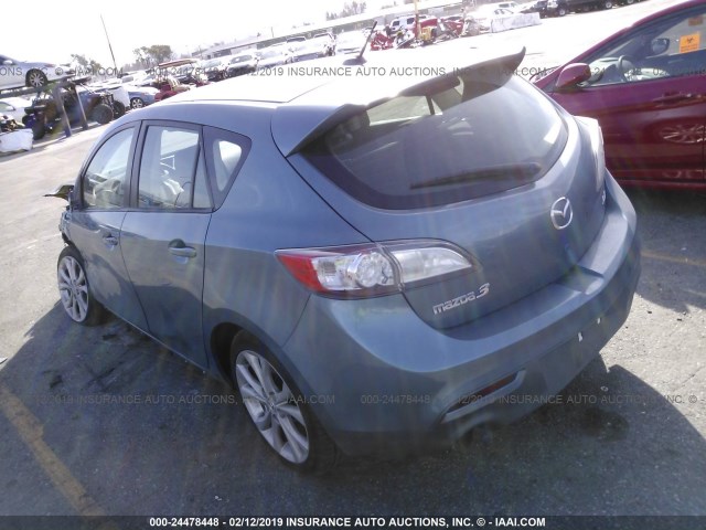 JM1BL1H65A1314026 - 2010 MAZDA 3 S BLUE photo 3