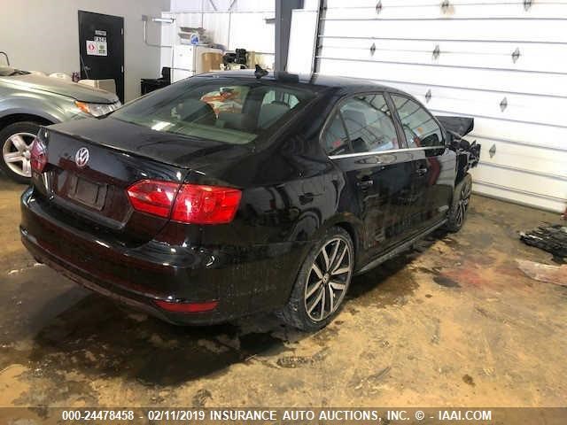 3VW4A7AJ5DM230177 - 2013 VOLKSWAGEN JETTA GLI BLACK photo 4