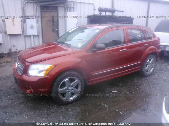 1B3HB78K77D235690 - 2007 DODGE CALIBER R/T ORANGE photo 2