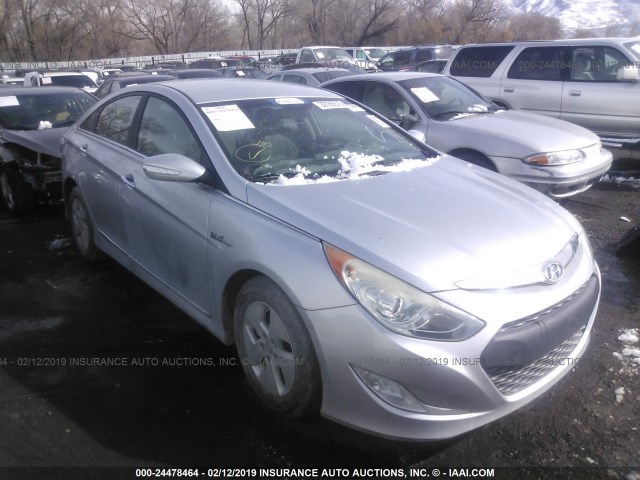 KMHEC4A41BA018361 - 2011 HYUNDAI SONATA HYBRID SILVER photo 1