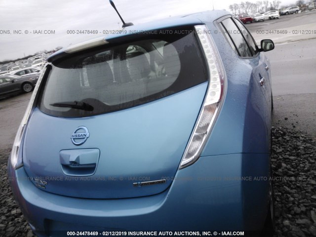 JN1AZ0CP2CT022350 - 2012 NISSAN LEAF SV/SL BLACK photo 4