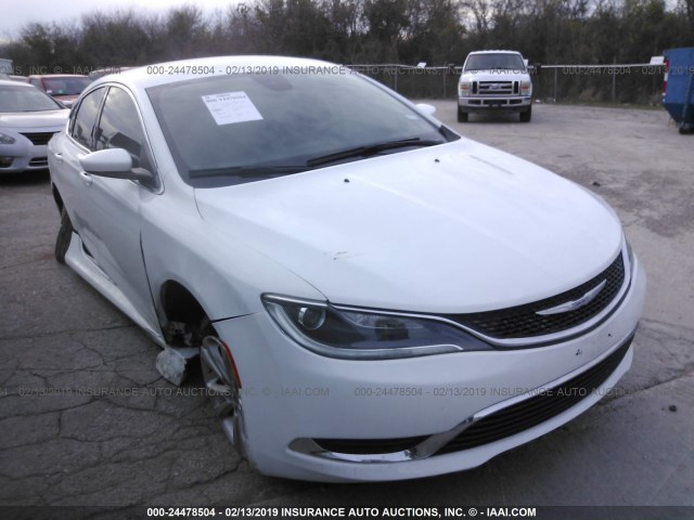 1C3CCCAB1GN177437 - 2016 CHRYSLER 200 LIMITED WHITE photo 1