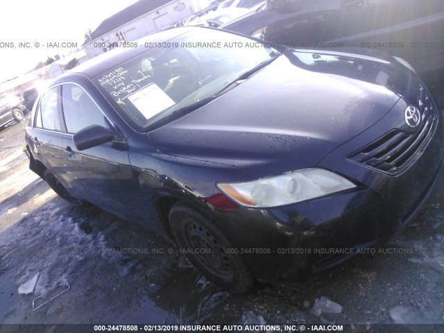 4T1BE46K38U209016 - 2008 TOYOTA CAMRY CE/LE/XLE/SE BLACK photo 1