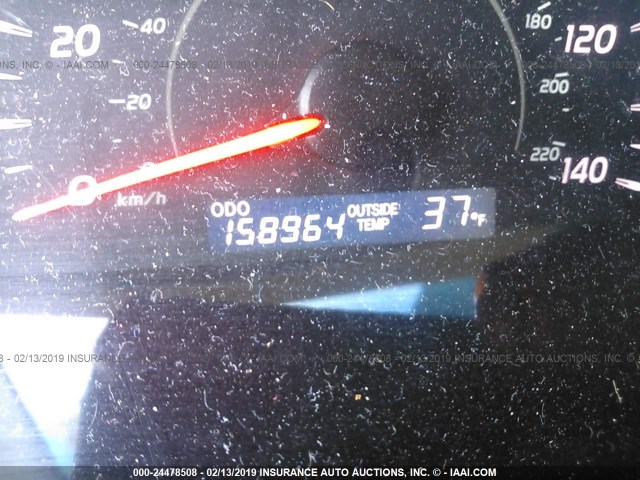 4T1BE46K38U209016 - 2008 TOYOTA CAMRY CE/LE/XLE/SE BLACK photo 7