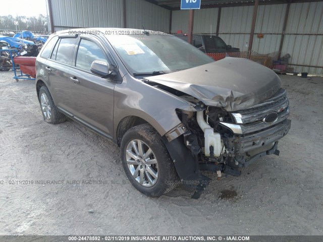 2FMDK3JC2DBC32881 - 2013 FORD EDGE SEL GRAY photo 1