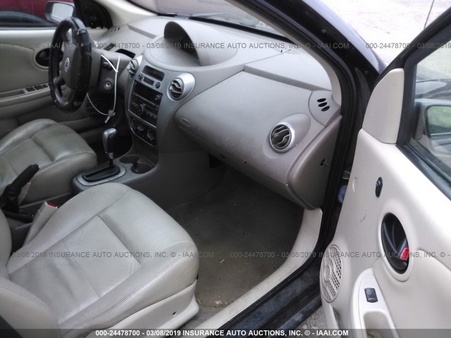 1G8AL55F57Z144455 - 2007 SATURN ION LEVEL 3 BLACK photo 5