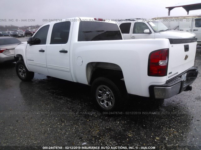 3GCRCREA4AG263139 - 2010 CHEVROLET SILVERADO C1500  LS WHITE photo 3