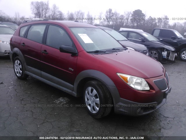 5Y2SM63825Z481566 - 2005 PONTIAC VIBE RED photo 1