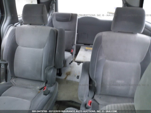 5TDZK23C37S022830 - 2007 TOYOTA SIENNA CE/LE GRAY photo 8