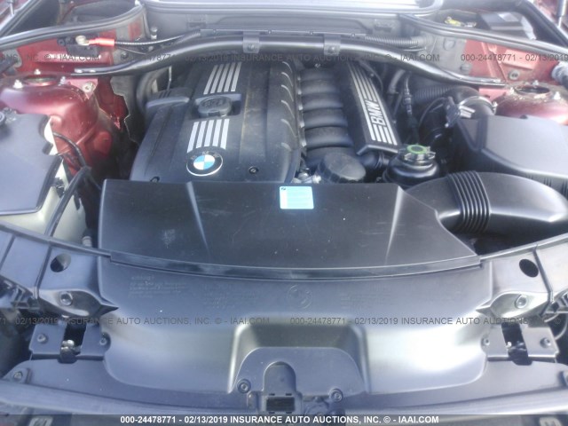 WBXPC9C4XAWE79332 - 2010 BMW X3 XDRIVE30I Qırmızı foto 10
