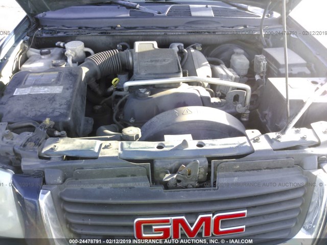 1GKDS13S142359211 - 2004 GMC ENVOY BLUE photo 10