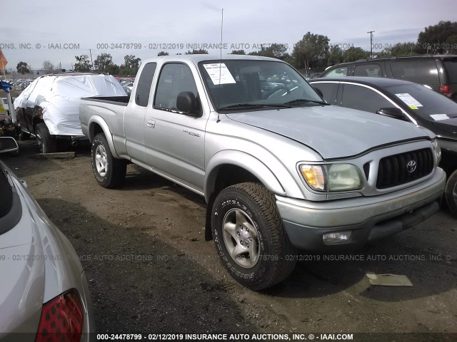 5TESN92N02Z095024 - 2002 TOYOTA TACOMA XTRACAB PRERUNNER SILVER photo 1