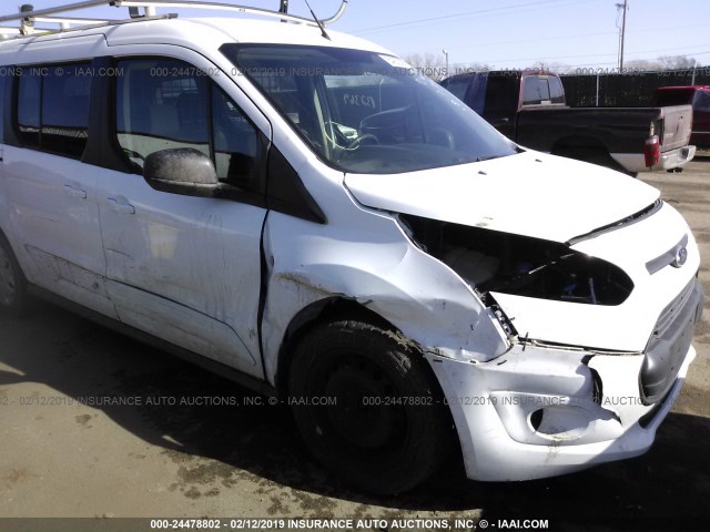 NM0GS9F76F1174740 - 2015 FORD TRANSIT CONNECT XLT WHITE photo 6