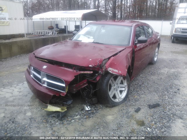 2B3KA43G06H373695 - 2006 DODGE CHARGER SE/SXT MAROON photo 6