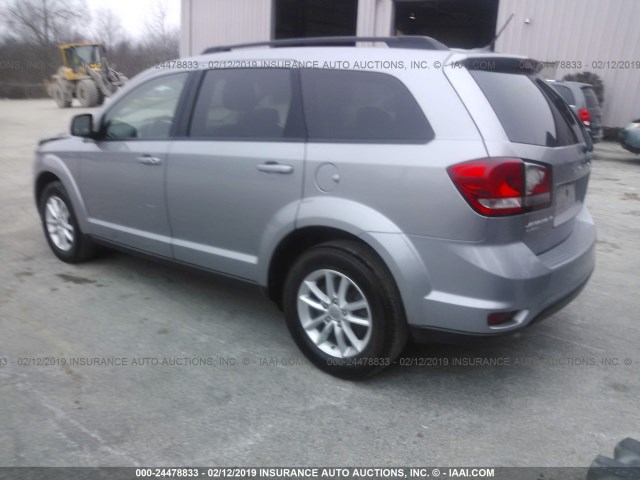 3C4PDDBG2FT660377 - 2015 DODGE JOURNEY SXT SILVER photo 3