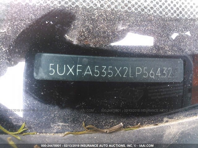 5UXFA535X2LP56432 - 2002 BMW X5 SILVER photo 9