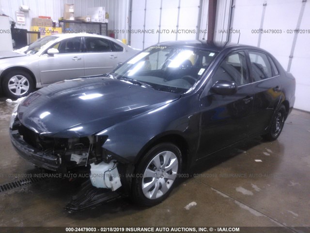 JF1GE6A67AH515172 - 2010 SUBARU IMPREZA 2.5I GRAY photo 2