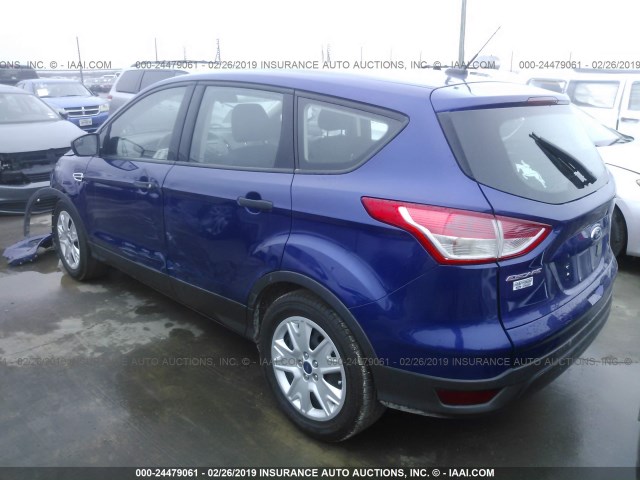 1FMCU0F74GUA44460 - 2016 FORD ESCAPE S BLUE photo 3