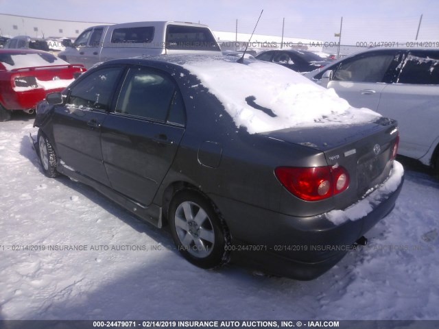 1NXBR32E56Z604360 - 2006 TOYOTA COROLLA CE/LE/S GRAY photo 3