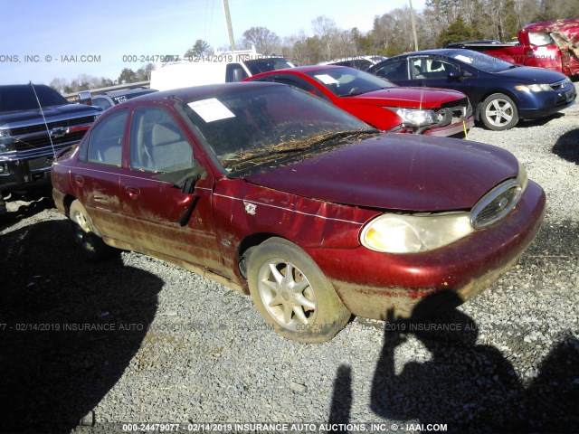 1FAFP66LXWK243571 - 1998 FORD CONTOUR LX/SPORT/SE RED photo 1