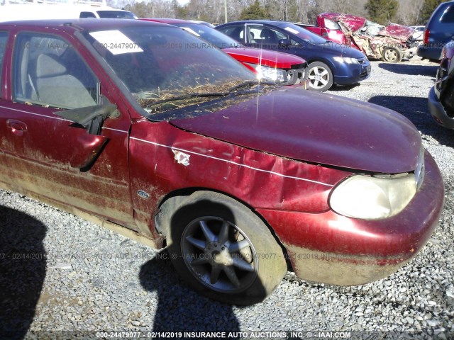 1FAFP66LXWK243571 - 1998 FORD CONTOUR LX/SPORT/SE RED photo 6