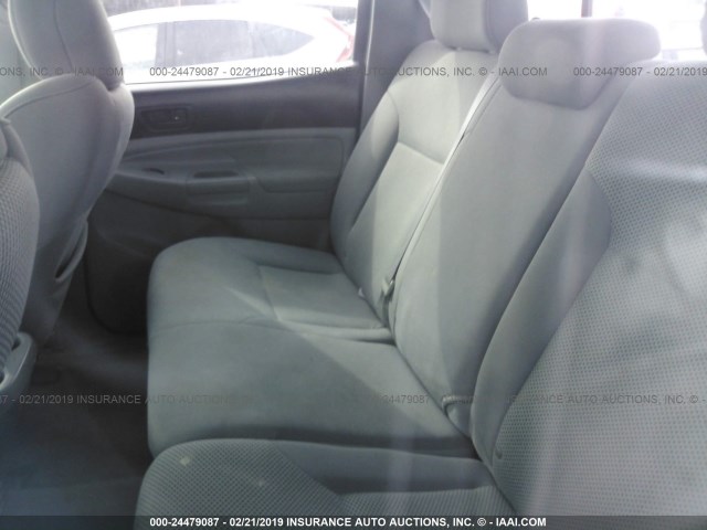 3TMLU4EN2BM069611 - 2011 TOYOTA TACOMA DOUBLE CAB 黑色 照片 8