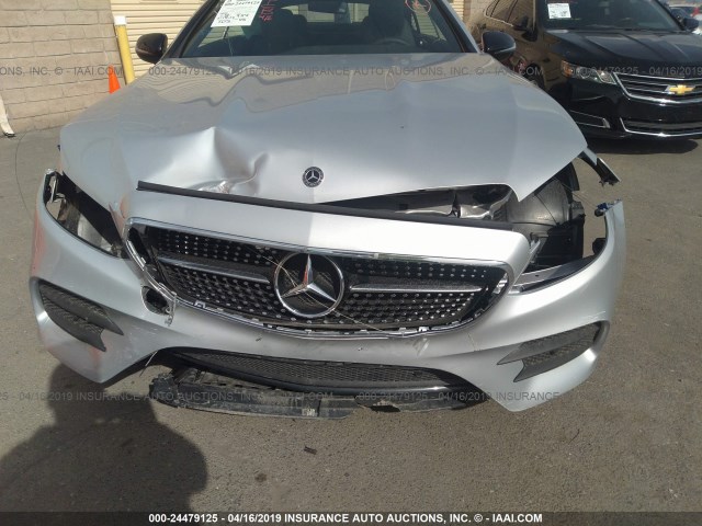 WDD1J6HB7KF087332 - 2019 MERCEDES E 450  SILVER photo 6