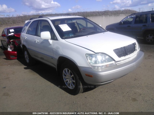 JTJHF10U520268424 - 2002 LEXUS RX 300 WHITE photo 1