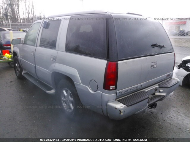 1GKEK13R1XR914803 - 1999 GMC DENALI SILVER photo 3