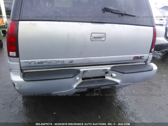 1GKEK13R1XR914803 - 1999 GMC DENALI SILVER photo 6