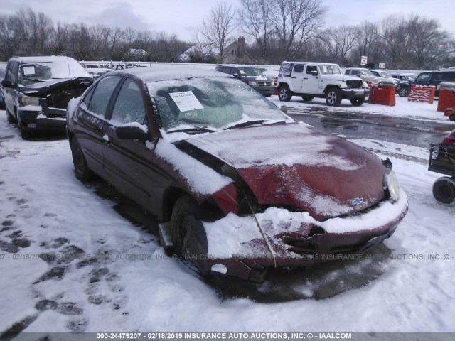 1G1JC524817386712 - 2001 CHEVROLET CAVALIER CNG RED photo 1