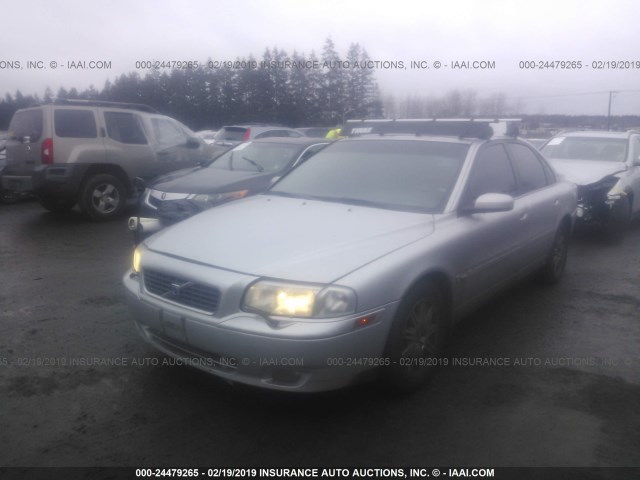 YV1TH592751404819 - 2005 VOLVO S80 2.5T SILVER photo 2